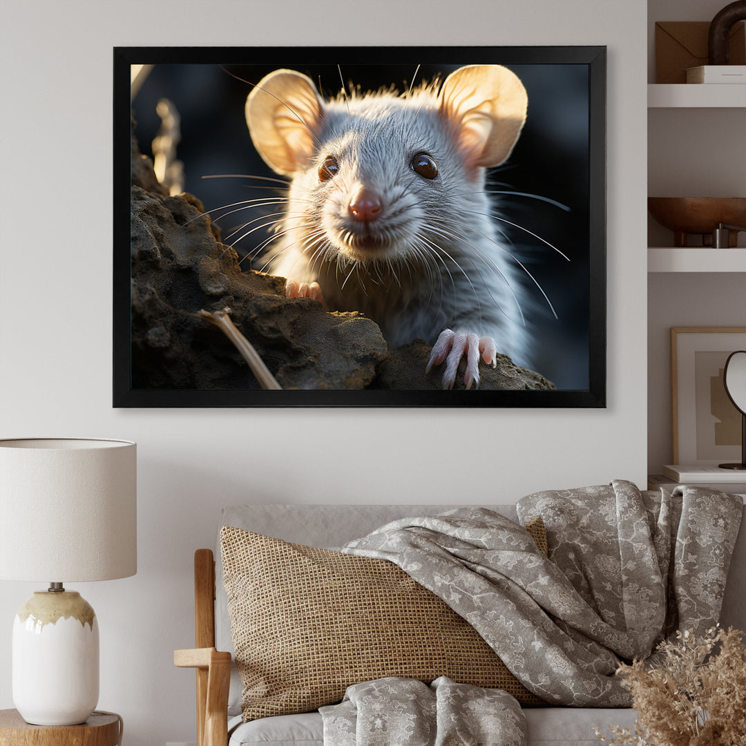 Cute Rodent Portrait - Rodent Canvas Wall Art