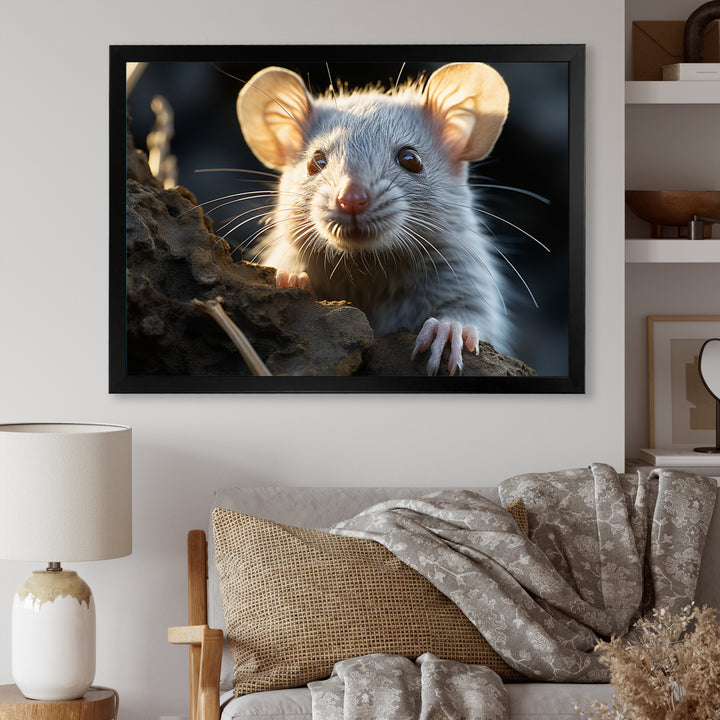 Cute Rodent Portrait - Rodent Canvas Wall Art