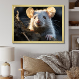 Cute Rodent Portrait - Rodent Canvas Wall Art