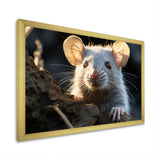 Cute Rodent Portrait - Rodent Canvas Wall Art