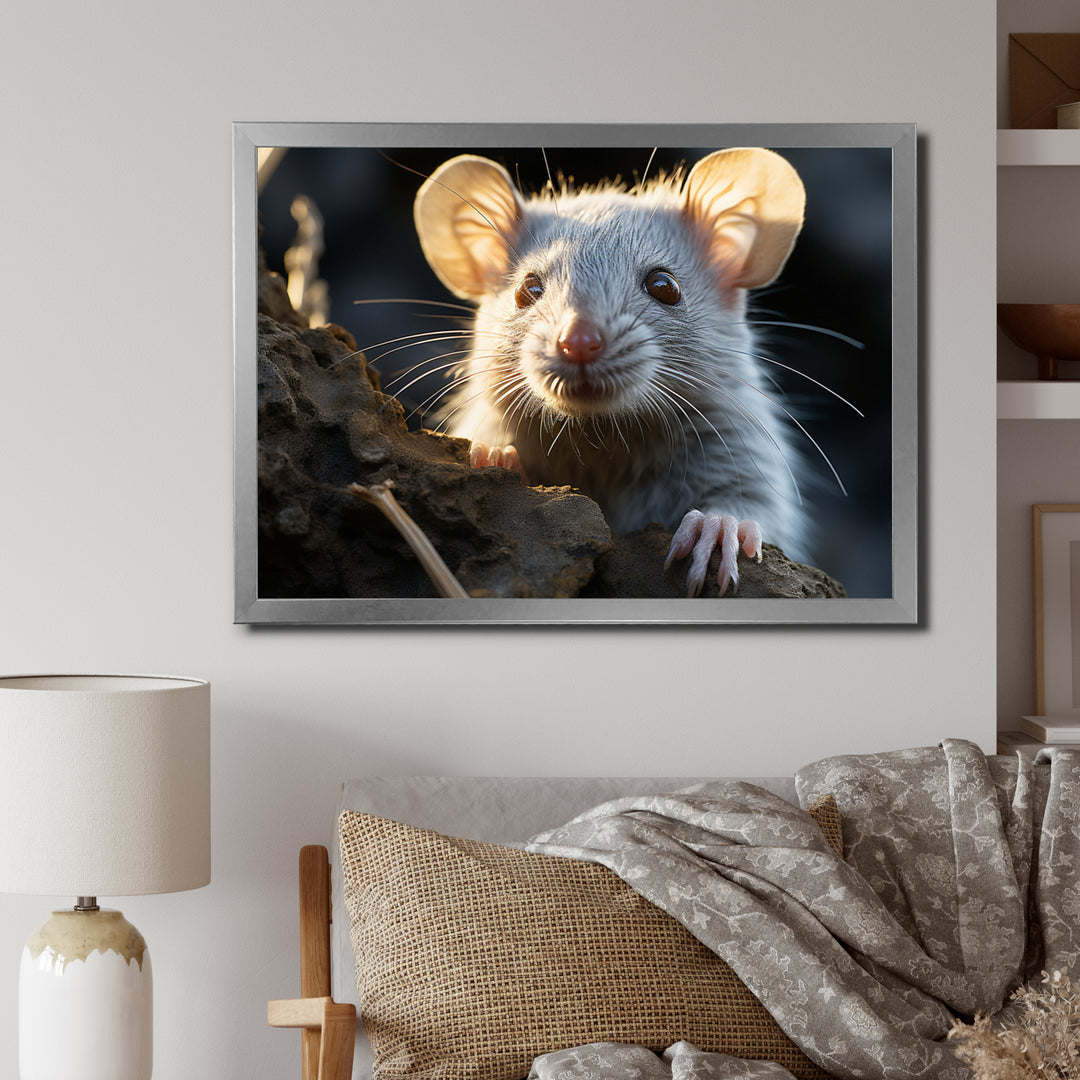 Cute Rodent Portrait - Rodent Canvas Wall Art