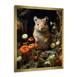 Cute Rodent In Flowers - Rodent Wall Decor