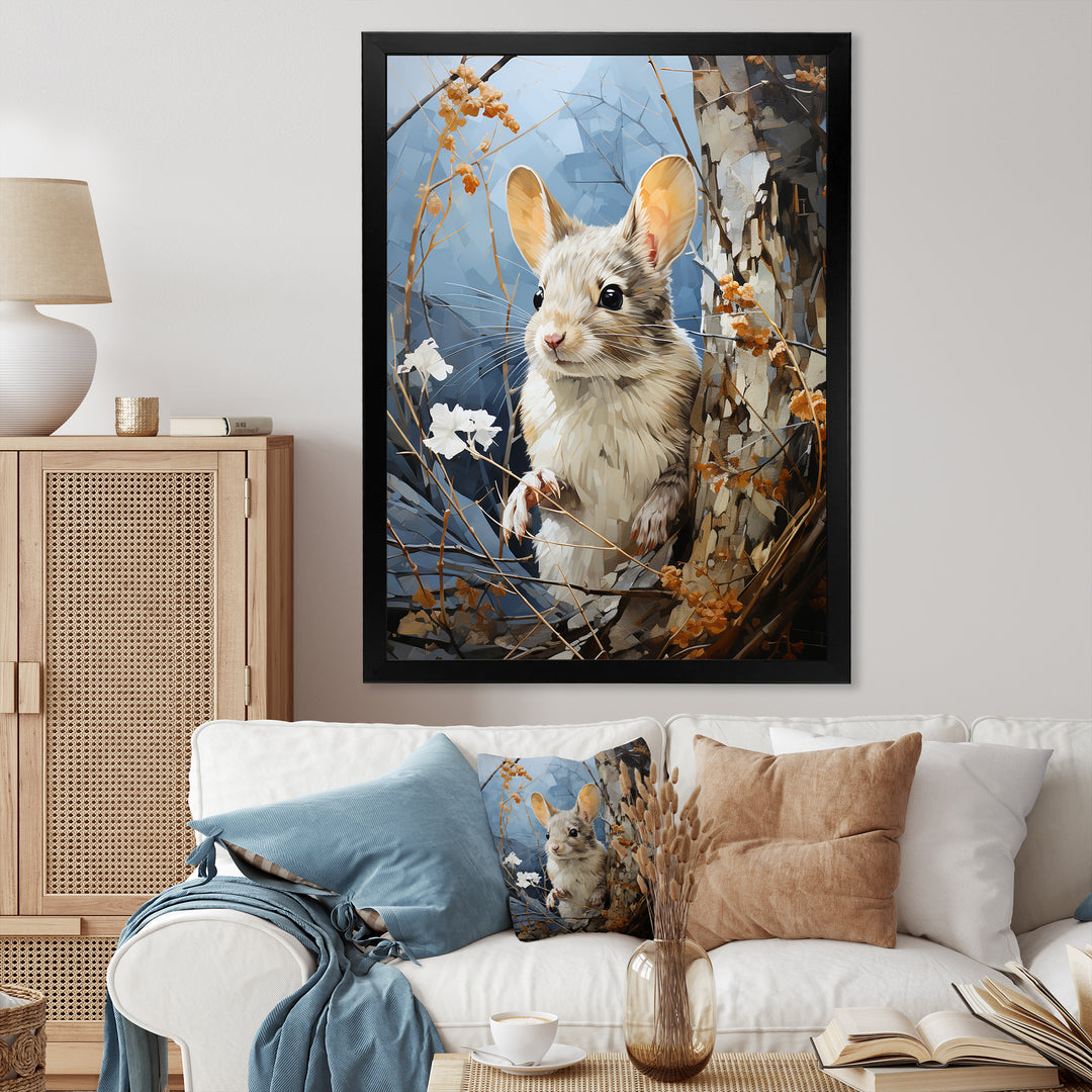 Rodent Silent Observer Pastoral - Rodent Wall Art Prints
