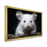 White Small Rodent Wonders - White Rodent Wall Art