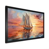 Sailboat Coastal Dreams I - Boat Sailing Canvas Wall Art