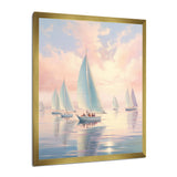Sailboat Dreamy Regatta - Boat Sailing Canvas Wall Art
