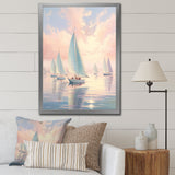 Sailboat Dreamy Regatta - Boat Sailing Canvas Wall Art