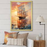 Sailboat Ethereal Waters I - Boat Sailing Canvas Wall Art