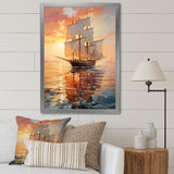 Sailboat Ethereal Waters I - Boat Sailing Canvas Wall Art