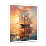 Sailboat Ethereal Waters I - Boat Sailing Canvas Wall Art