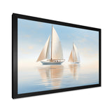 Sailboat Harmonious Tides I - Boat Sailing Canvas Wall Art