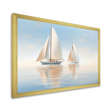 Sailboat Harmonious Tides I - Boat Sailing Canvas Wall Art