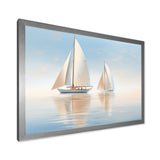 Sailboat Harmonious Tides I - Boat Sailing Canvas Wall Art