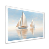 Sailboat Harmonious Tides I - Boat Sailing Canvas Wall Art