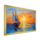 Sailboat Maritime Impressions - Boat Sailing Canvas Wall Art