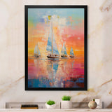 Sailboat Sail Away - Boat Sailing Canvas Wall Art