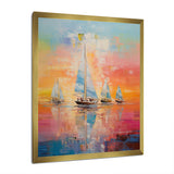 Sailboat Sail Away - Boat Sailing Canvas Wall Art