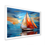 Sailboat Sailing Melodies I - Boat Sailing Canvas Wall Art