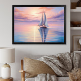 Sailboat Sailing Serenade I - Boat Sailing Canvas Wall Art
