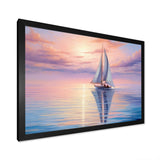 Sailboat Sailing Serenade I - Boat Sailing Canvas Wall Art
