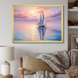 Sailboat Sailing Serenade I - Boat Sailing Canvas Wall Art