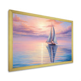 Sailboat Sailing Serenade I - Boat Sailing Canvas Wall Art