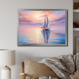 Sailboat Sailing Serenade I - Boat Sailing Canvas Wall Art