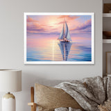 Sailboat Sailing Serenade I - Boat Sailing Canvas Wall Art