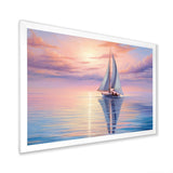 Sailboat Sailing Serenade I - Boat Sailing Canvas Wall Art