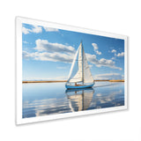 Sailboat Sailing Serenity I - Boat Sailing Canvas Wall Art