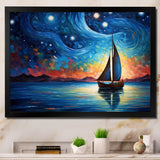 Sailboat Sailors Serenade - Boat Sailing Canvas Wall Art