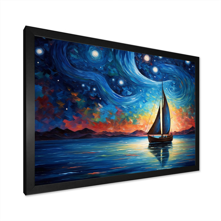 Sailboat Sailors Serenade - Boat Sailing Canvas Wall Art