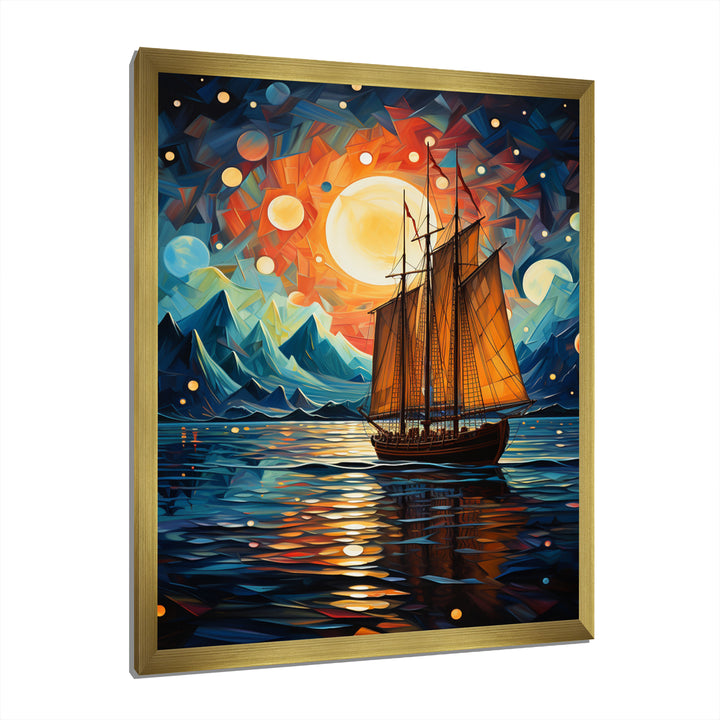 Sailboat Seafaring Dreams I - Boat Sailing Canvas Wall Art
