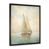 Sailboat Whispering Breezes II - Transportation Canvas Wall Art