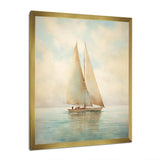 Sailboat Whispering Breezes II - Transportation Canvas Wall Art