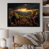 Scenic Vineyard Vibrant Harvest - Landscapes Canvas Wall Art