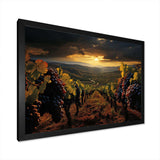 Scenic Vineyard Vibrant Harvest - Landscapes Canvas Wall Art