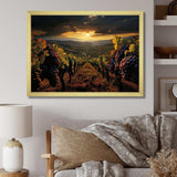 Scenic Vineyard Vibrant Harvest - Landscapes Canvas Wall Art