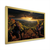 Scenic Vineyard Vibrant Harvest - Landscapes Canvas Wall Art