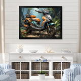 Scooter In Wild Adventure Seeker I - Scooter Canvas Wall Art
