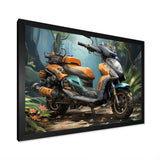 Scooter In Wild Adventure Seeker I - Scooter Canvas Wall Art