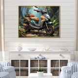 Scooter In Wild Adventure Seeker I - Scooter Canvas Wall Art