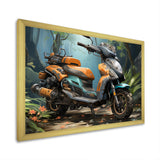 Scooter In Wild Adventure Seeker I - Scooter Canvas Wall Art