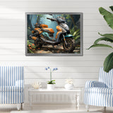 Scooter In Wild Adventure Seeker I - Scooter Canvas Wall Art