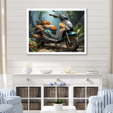 Scooter In Wild Adventure Seeker I - Scooter Canvas Wall Art