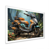 Scooter In Wild Adventure Seeker I - Scooter Canvas Wall Art