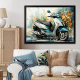 Scooter Business Class - Scooter Canvas Wall Art