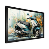 Scooter Business Class - Scooter Canvas Wall Art