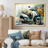 Scooter Business Class - Scooter Canvas Wall Art