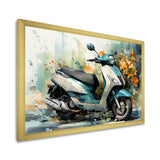 Scooter Business Class - Scooter Canvas Wall Art